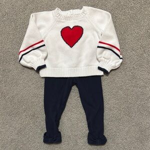Janie and Jack Sweater and Leggings